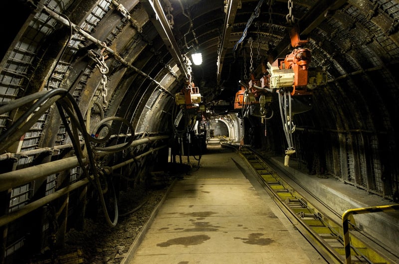 Fantasy mine cave tunnel mining